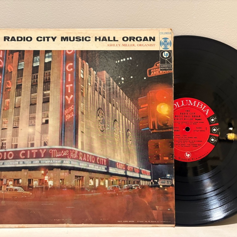 Ashley Miller – The Radio City Music Hall Organ (1957 Columbia LP)